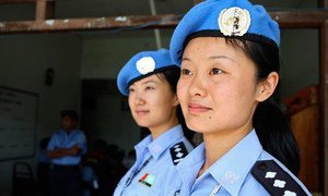 Женщины-полицейские из Миссии ООН в Тиморе-Лешти