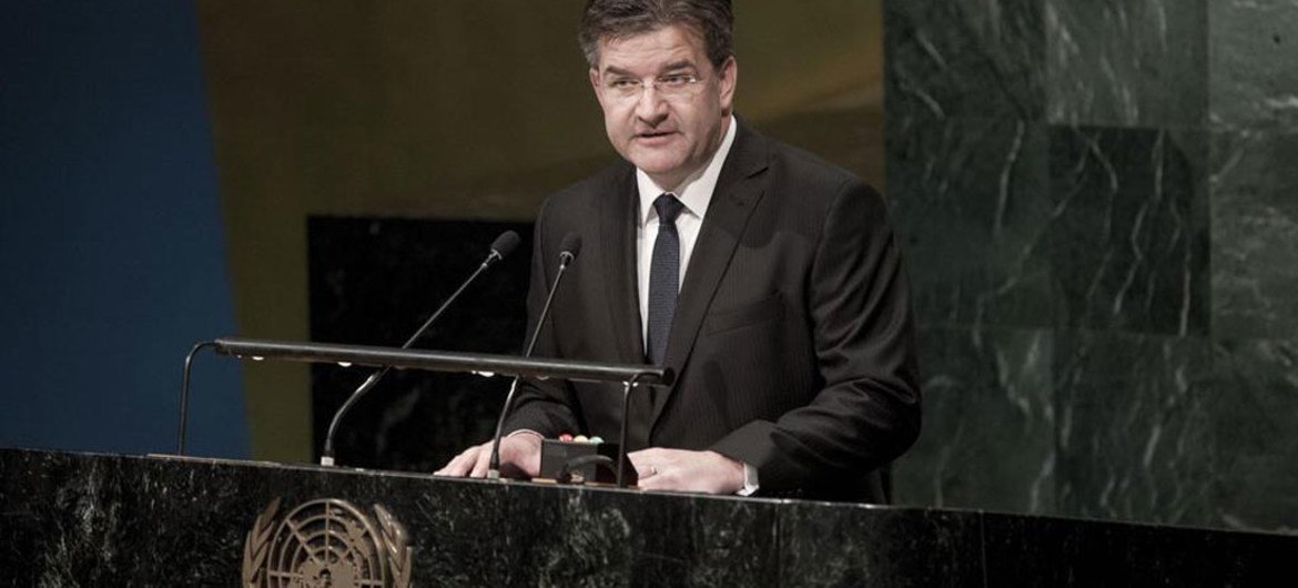 El presidente electo de la Asamblea General, Miroslav Lajcák, de Eslovaquia. Foto: ONU/Miroslav Lajcák