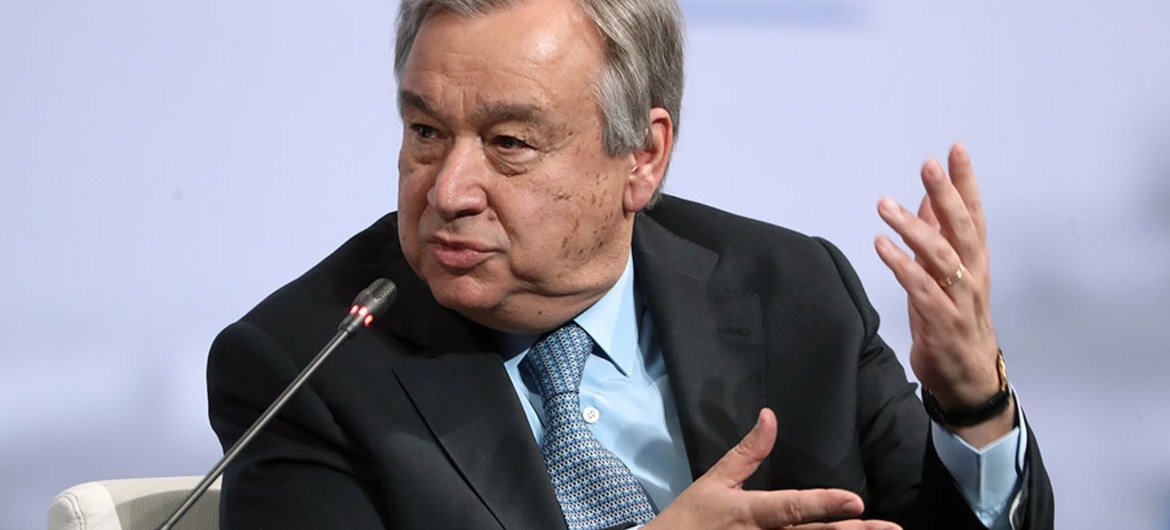 Le Secrétaire général de l'ONU, António Guterres (archives). 