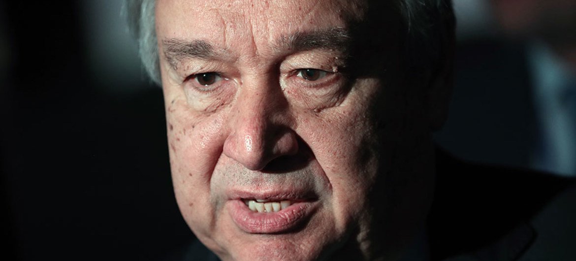 United Nations Secretary-General António Guterres (file).