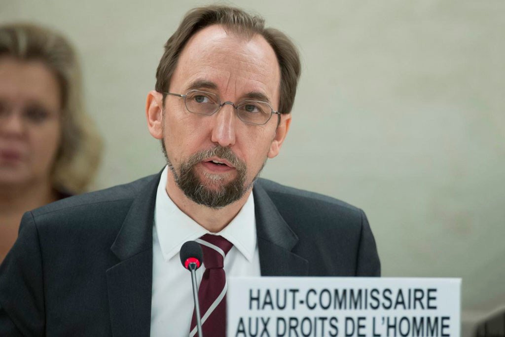 Zeid Ra'ad Al Hussein, UN High Commissioner for Human Rights.