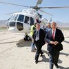 古特雷斯秘书长抵达喀布尔访问。联伊援助团图片/Fardin Waezi