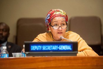 Deputy Secretary-General Amina Mohammed addresses the Economic and Social Council  and Peacebuilding Commission meeting on the Sahel.