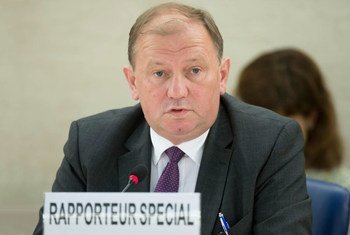 Dainius Pūras, Special Rapporteur on the right to health, pictured during the 35th Session of the Human Rights Council in June 2017.