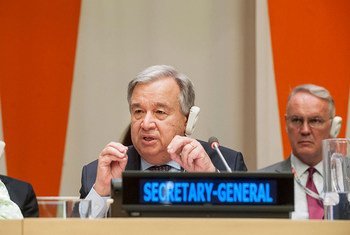 Le Secrétaire général de l'ONU, António Guterres, présente au Conseil économique et social (ECOSOC) son rapport intitulé « repositionnement du système des Nations Unies au service de la coopération internationale pour le développement ».