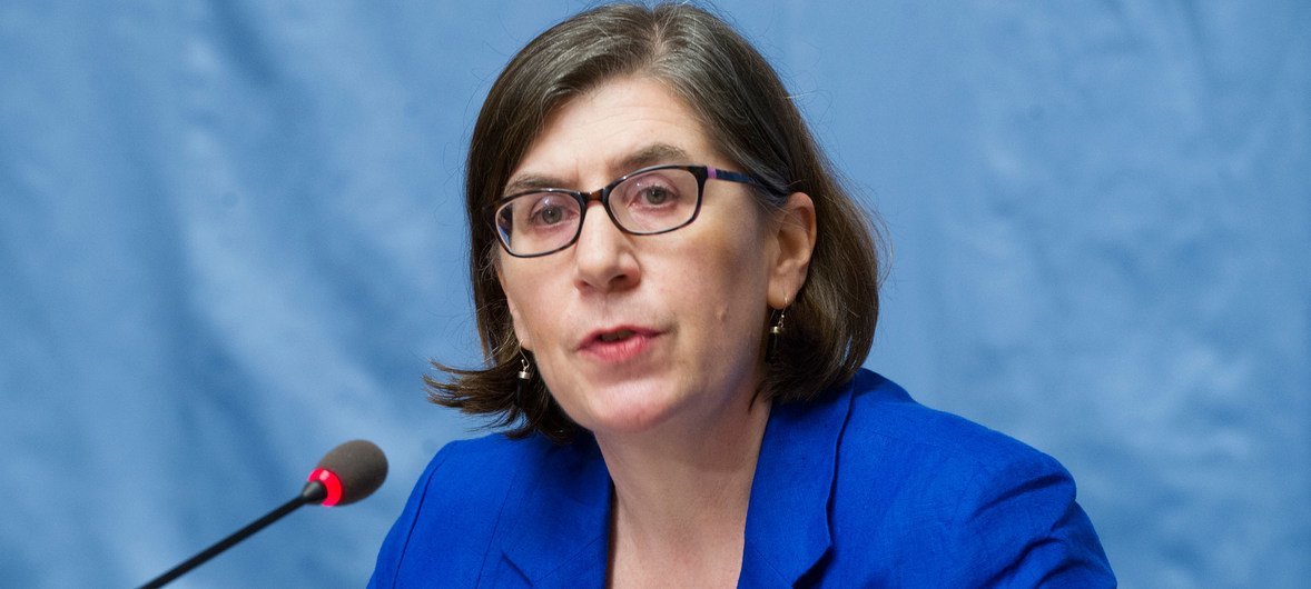 Elizabeth Throssell, porte-parole pour le Haut-Commissariat des Nations Unies aux droits de l'homme (HCDH).