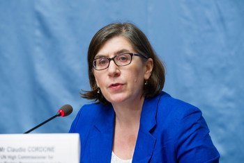 Elizabeth Throssell, porte-parole pour le Haut-Commissariat des Nations Unies aux droits de l'homme (HCDH).