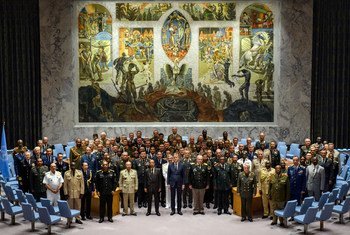 Around 100 countries send their Heads of armed forces to UN Headquarters to discuss strengthening of UN peacekeeping.