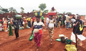 Humanitarian support reaches the town of Bria, the capital of Haute-Kotto prefecture in the Central African Republic.