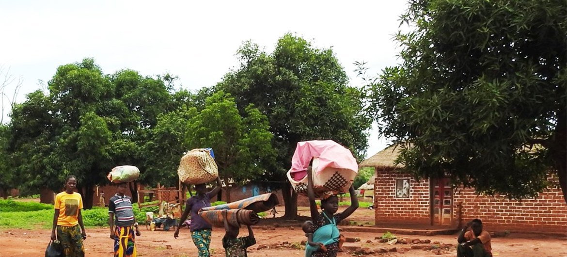 Les déplacements massifs de population constituent un problème majeur en République centrafricaine (archives).