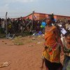 Mujeres y niños de República Democrática del Congo llegan a Angola huyendo de ataques de milicias en la provincia de Kasai. Foto: ACNUR/Pulma Rulashe