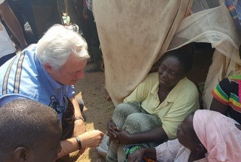 UN Emergency Relief Coordinator Stephen O'Brien in the Democratic Republic of the Congo.