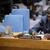 Michel Kafando, Special Envoy of the Secretary-General for Burundi, addresses the Security Council on the situation in Burundi.