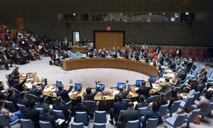 The UN Security Council unanimously adopts resolution on preventing terrorists from acquiring weapons.