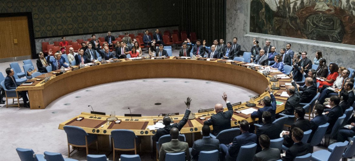 The UN Security Council unanimously adopts a resolution on non-proliferation of nuclear weapons and the intercontinental ballistic missile programme (ICBM) by the Democratic People's Republic of Korea (DPRK).