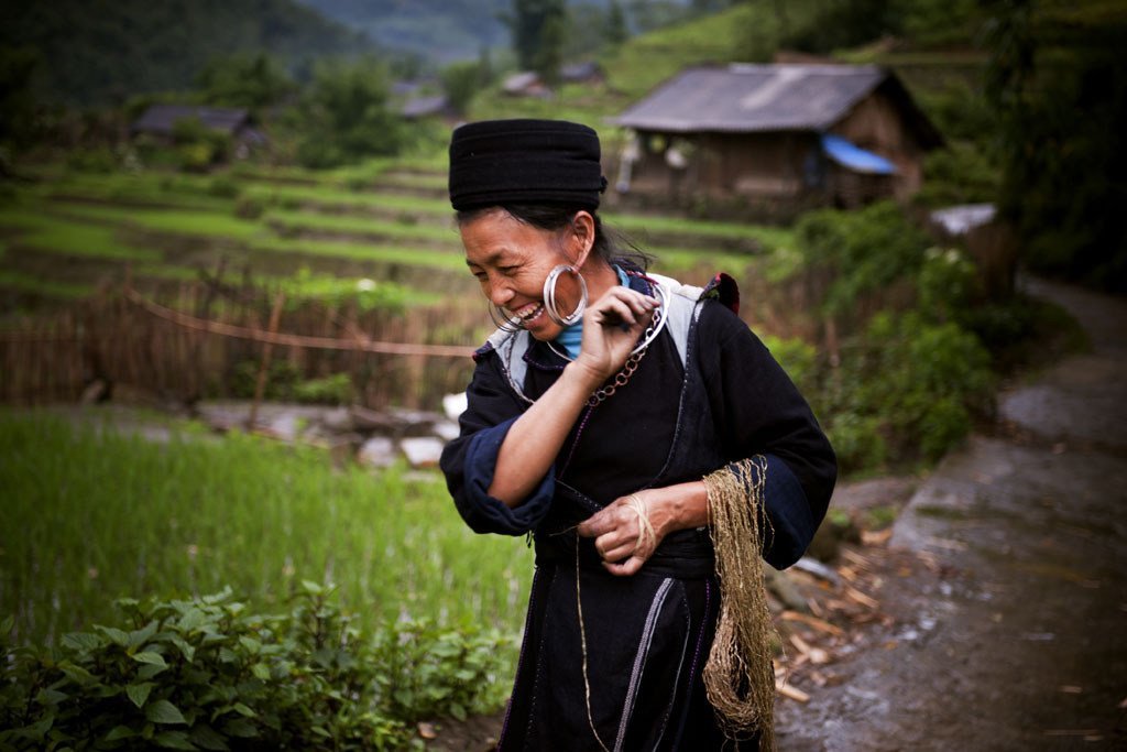 A H/mong hill tribe woman in a village of Sin Chai, Sapa, Viet Nam. Women’s labour accounts for the two-thirds of subsistence agriculture in developing countries, yet they often have no rights over the land.