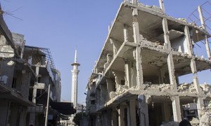 Douma, dans la Ghouta orientale, en Syrie.