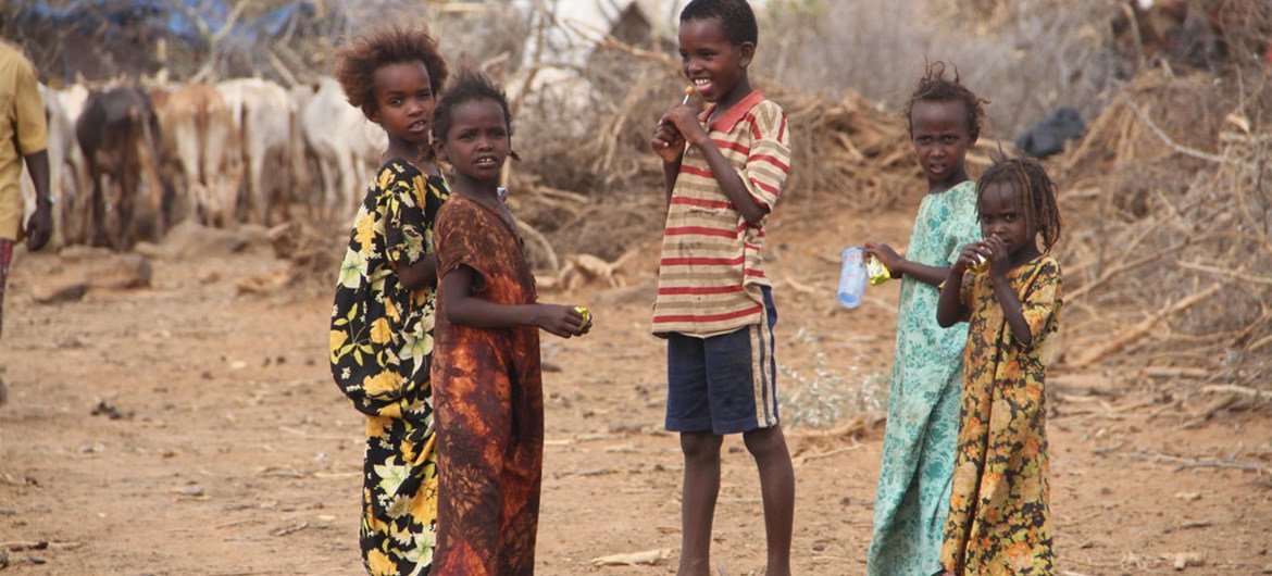 肯尼亚失学问题严重。联合国人道协调厅图片/Rita Maingi