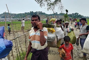 Le nombre de nouveaux réfugiés arrivant à Cox's Bazar, au Bangladesh, continue d'augmenter. Photo Saikat Biswas/OIM