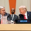 El Secretario General de la ONU, António Guterres, y el presidente de Estados Unidos, Donald Trump. Foto: ONU/Mark Garten