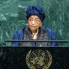 President Ellen Johnson Sirleaf of the Republic of Liberia addresses the General Assembly’s annual general debate.