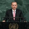 President Recep Tayyip Erdogan of Turkey addresses the General Assembly’s annual general debate.