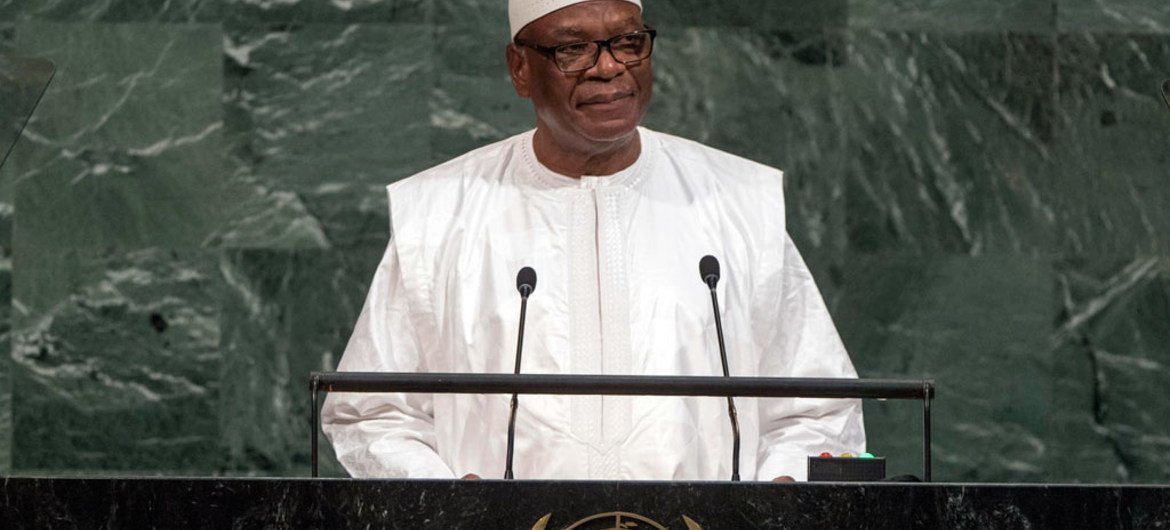 President Ibrahim Boubacar Keita of the Republic of Mali addresses the General Assembly’s annual general debate.
