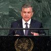 President Shavkat Mirziyoyev of the Republic of Uzbekistan addresses the General Assembly’s annual general debate.
