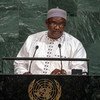 President Adama Barrow of the Republic of the Gambia addresses the General Assembly’s annual general debate.