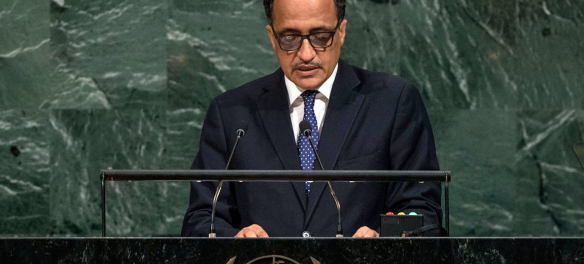 President Mohamed Ould Abdel Aziz of the Islamic Republic of Mauritania addresses the General Assembly’s annual general debate.
