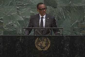 Paul Kagame, President of Rwanda, addresses the general debate of the 72nd Session of the General Assembly.