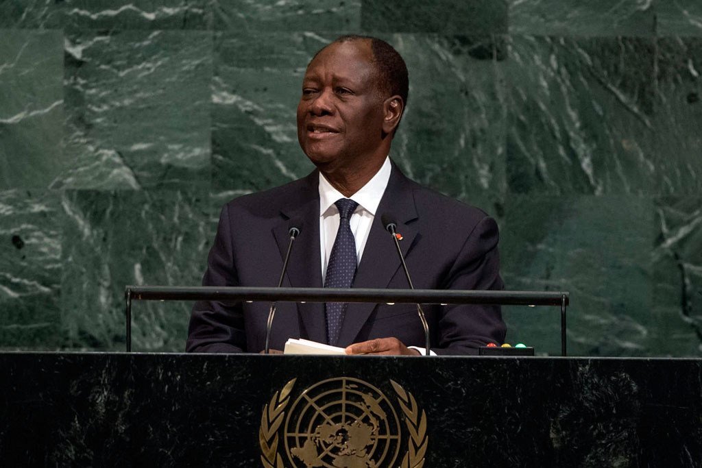 President Alassane Ouattara of the Republic of Côte d’Ivoire addresses the general debate of the General Assembly’s seventy-second session.