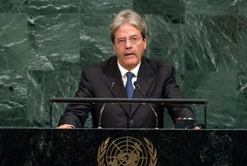 Prime Minister Paolo Gentiloni of Italy addresses the general debate of the General Assembly’s seventy-second session.