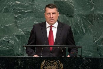 President Raimonds Vejonis of the Republic of Latvia addresses the general debate of the General Assembly’s seventy-second session.