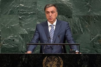 President Filip Vujanović of Montenegro addresses the general debate of the General Assembly’s seventy-second session.