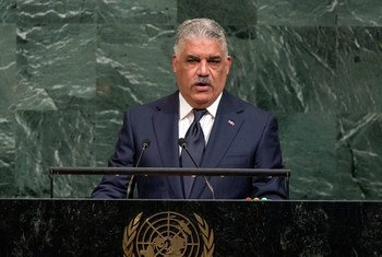 El ministro de Relaciones Exteriores de la República Dominicana, Miguel Vargas. Foto: ONU/Cia Pak.