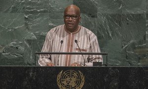 Roch Marc Christian Kaboré, President of Burkina Faso, addresses the general debate of the 72nd Session of the General Assembly.
