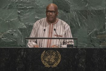Roch Marc Christian Kaboré, President of Burkina Faso, addresses the general debate of the 72nd Session of the General Assembly.