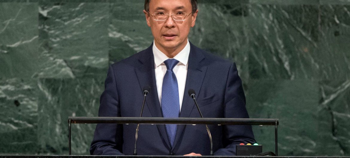 Kairat Abdrakhmanov, Minister for Foreign Affairs of the Republic of Kazakhstan, addresses the general debate of the General Assembly’s seventy-second session.