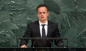 Péter Szijjártó, Minister for Foreign Affairs and Trade of Hungary, addresses the general debate of the General Assembly’s seventy-second session.