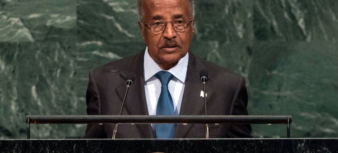 Osman Mohammed Saleh, Minister for Foreign Affairs of Eritrea, addresses the general debate of the General Assembly’s seventy-second session.