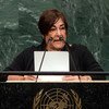 María Rubiales de Chamorro, Permanent Representative of Nicaragua to the United Nations, addresses the general debate of the General Assembly’s seventy-second session.