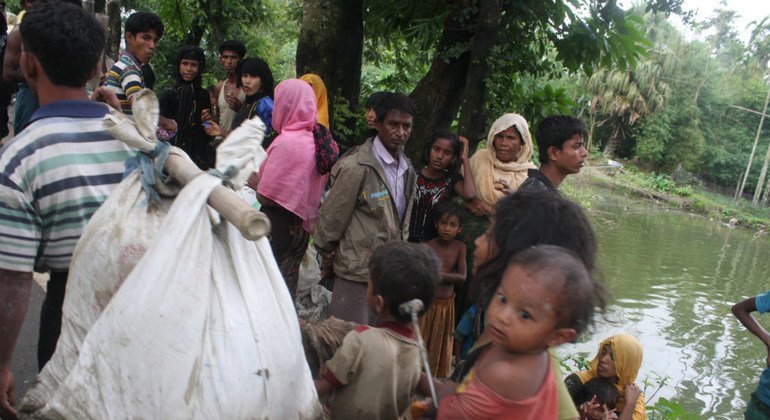 Беженцы из Мьянмы в Бангладеш.  Фото УВКБ