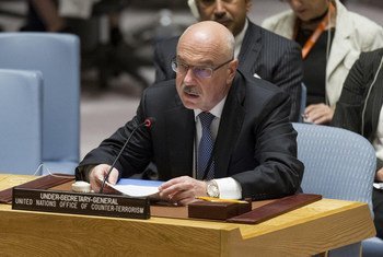 El responsable de la ONU para la lucha contra el terrorismo, Vladimir Voronkov, en el Consejo de Seguridad.