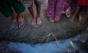Displaced persons near Sittwe, Myanmar in December 2013. IRIN/David Longstreath