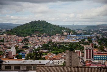 A view over the rooftops of the Honduran capital, Tegucigalpa.