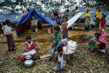 لاجئون روهينجا في بنغلاديش. الصورة: WFP/Saikat Mojumder