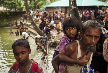 لاجئون روهينجا في بنغلاديش.الصورة: UNICEF/Brown