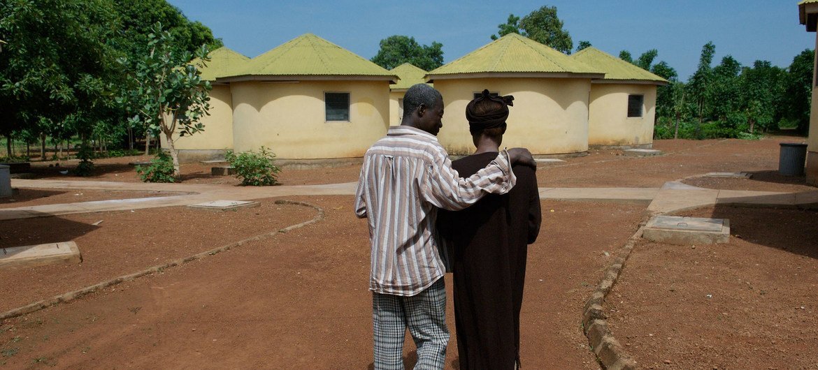 Des patients séropositifs à la clinique Shekhina pour les pauvres et les indigents à Tamale, au Ghana.