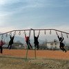 吉尔吉斯斯坦儿童在玩耍。人道协调厅图片/T. Jeanneret